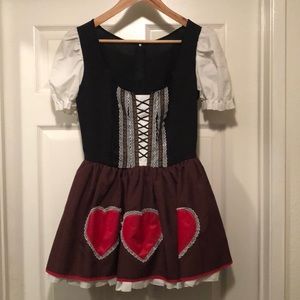 Halloween Swedish Milkmaid Costume